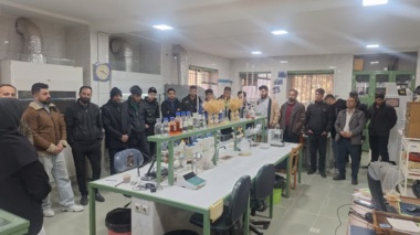 پل میان دانش و عمل در کشاورزی؛ بازدید آموزشی از آزمایشگاه تحقیقات خاک، آب و گیاه